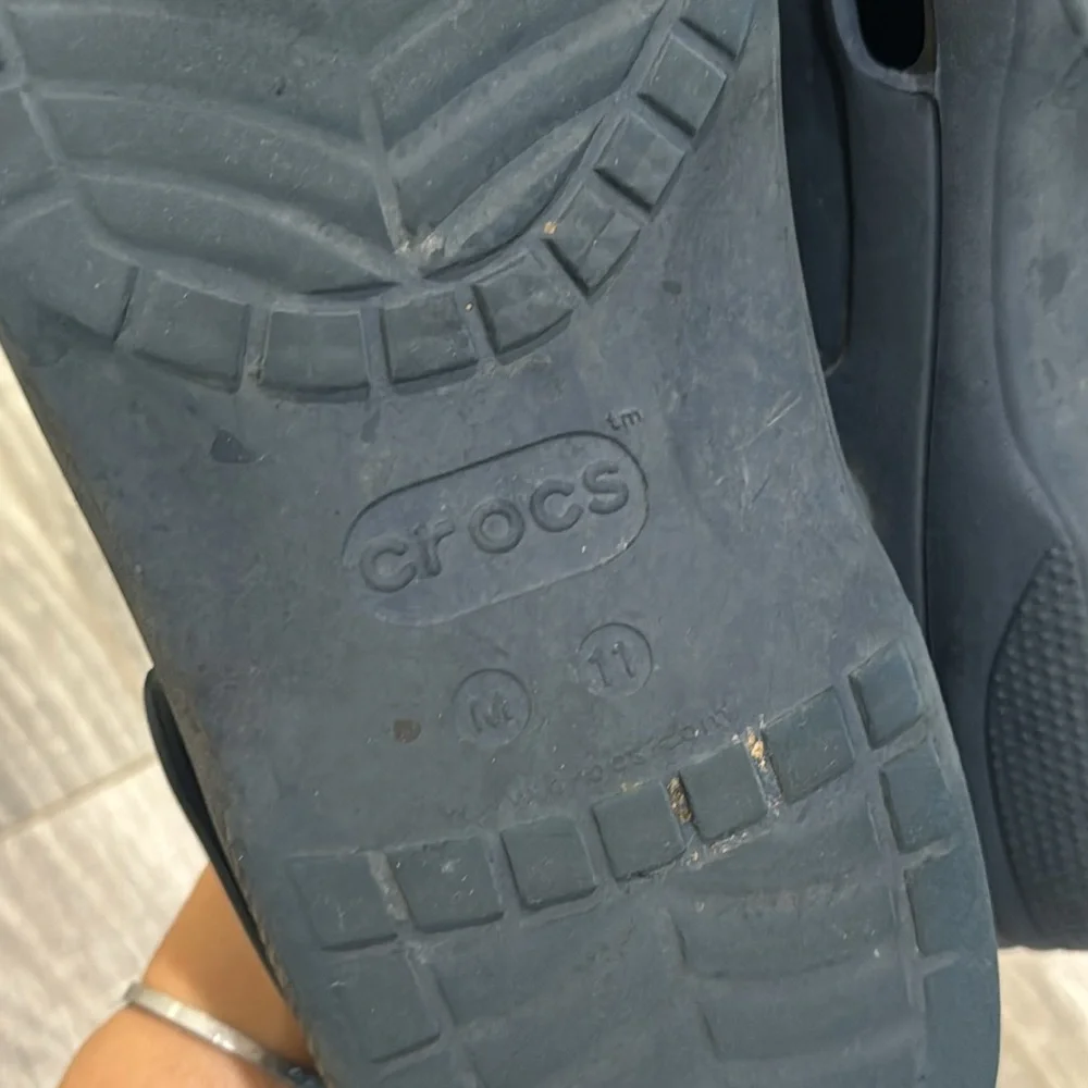 Crocs Navy Blue Men's 11- Classic Clog Slide with Sport Mode‎